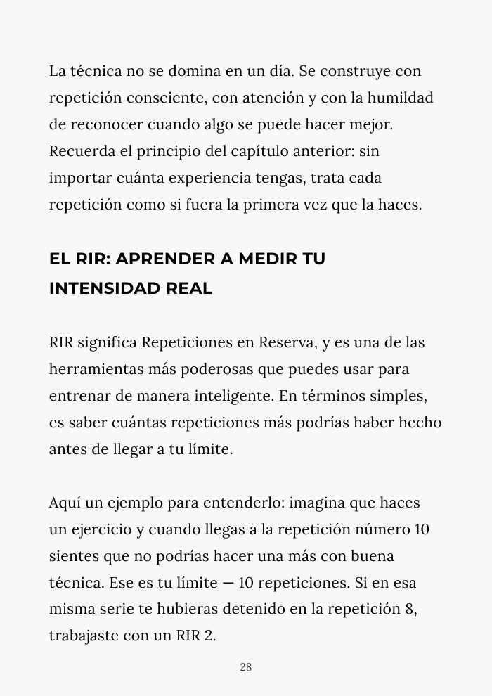 Página interior real del ebook, con contenido de desarrollo